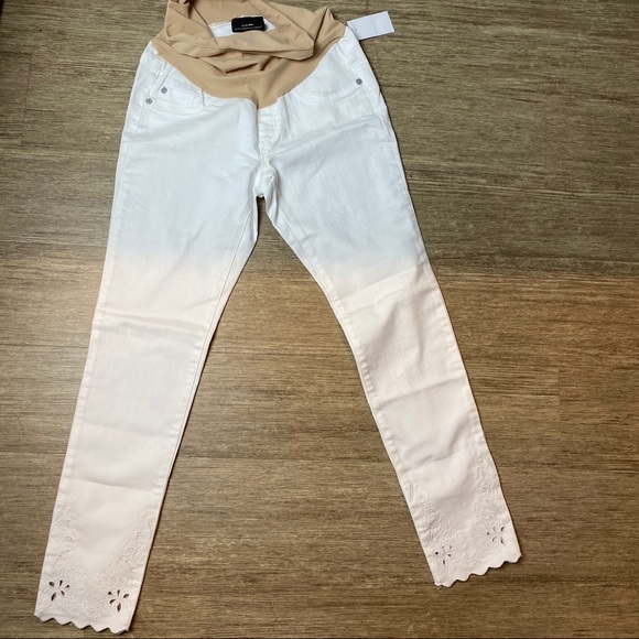 led Luxe Essentials Denim Denim - led Luxe Essentials White Denim Jeans